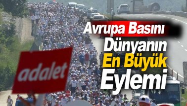 Avrupa Basını: Dünyanın en büyük eylemi yapılıyor. 20 bin oldu.