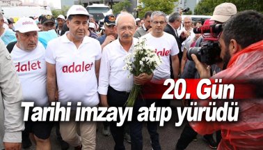 Adalet Yürüyüşü 20. Gün, Tarihi Yürüyüşte tarihi AİHM adımı