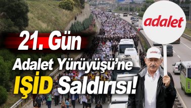 Adalet Yürüyüşü 21 Gün. Saldırı hazırlığı yapan 6 IŞİD'li terörist yakalandı