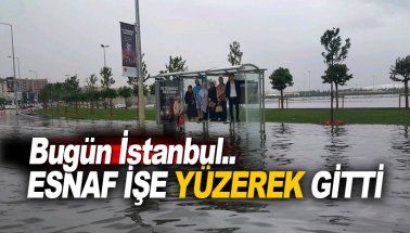 İstanbul sel ve yağmura teslim oldu. AKOM'dan son dakika uyarısı