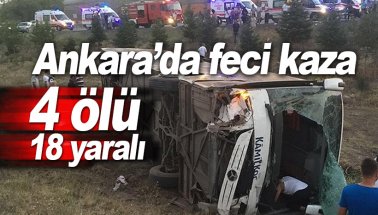 Otobüs şarampole uçtu: 4 ölü 18 yaralı. Kaza yerinde kaza! 3 yaralı