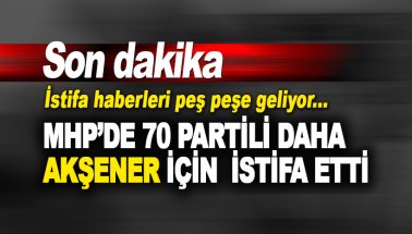 Son dakika: MHP'de toplu 'Akşener' istifaları: Oraya gidiyorlar