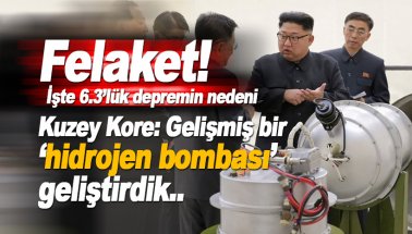 Felakete doğru! Kuzey Kore: Gelişmiş bir Hidrojen Bombası geliştirdik
