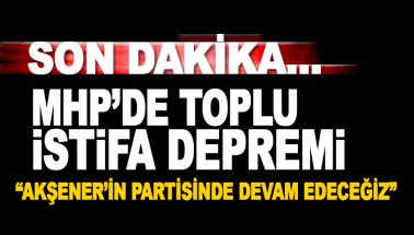 Son dakika: MHP'de yeni toplu istifa: Akşener'in partisine geçtiler..