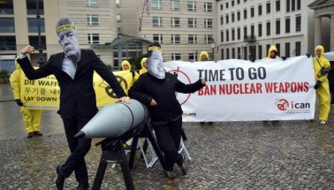 2017 Nobel Barış Ödülü Nükleer Silahları Yok Etme Kampanyası'nın