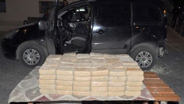 Konya'da zehir tacirlerine darbe: Otomobilde 89 kilogram eroin