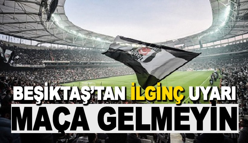 Beşiktaş Leipzig maçı öncesi taraftara 4 dilde uyarı: Stada gelmeyin