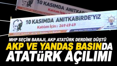 AKP'den Şişli ve Beşiktaş'ta 'Atatürk' salvosu