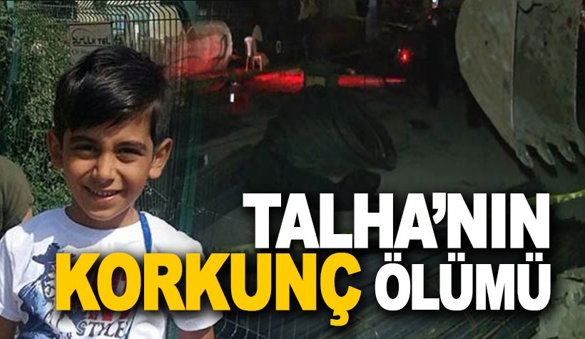 7 yaşındaki Talha Aksoy'un korkunç ölümü. İnşaat demirleri..
