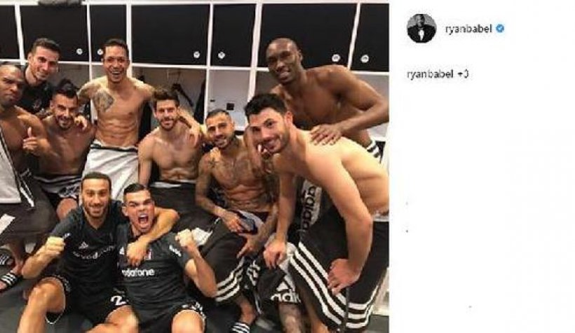 Beşiktaş'ta keyifler yerinde. Ryan Babel'den galibiyet paylaşımı