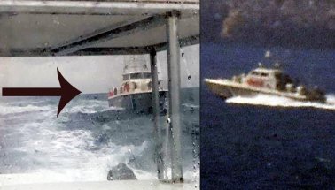Türk sahil güvenliği, Yunan botlarını kovaladı