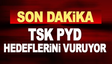 Son dakika: TSK YPG hedeflerini vurmaya başladı