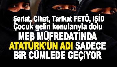 Skandal: MEB müfredatında Atatürk'ün adı sadece bir cümlede geçti