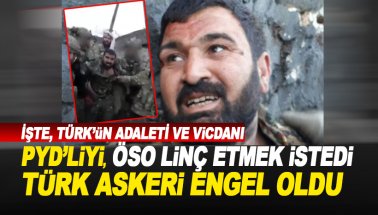 ÖSO'nün linç etmek istediği teröristi Türk Askeri kurtardı
