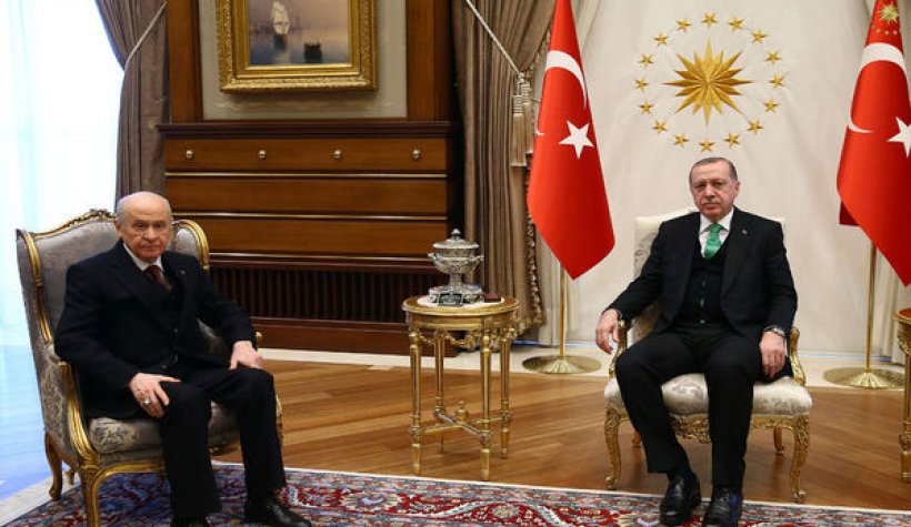 Cumhurbaşkanı Erdoğan, MHP Lideri Bahçeli 45 dakika görüştü