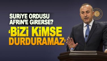 Suriye Ordusu Afrin'e girecek' iddialarına rest: Bizi kimse durduramaz