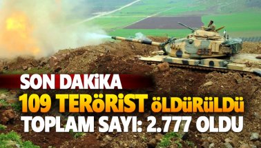 Son dakiika: Afrin'de 109 terörist daha etkisiz hale getirildi