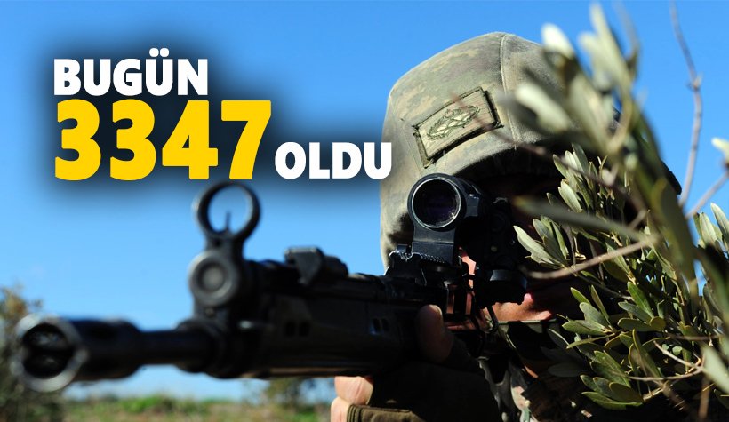 TSK'dan Afrin açıklaması: Sayı bugün 3347 olarak açıklandı