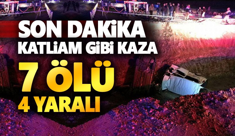 Bayburt’ta katliam gibi kaza: 7 ölü 4 yaralı