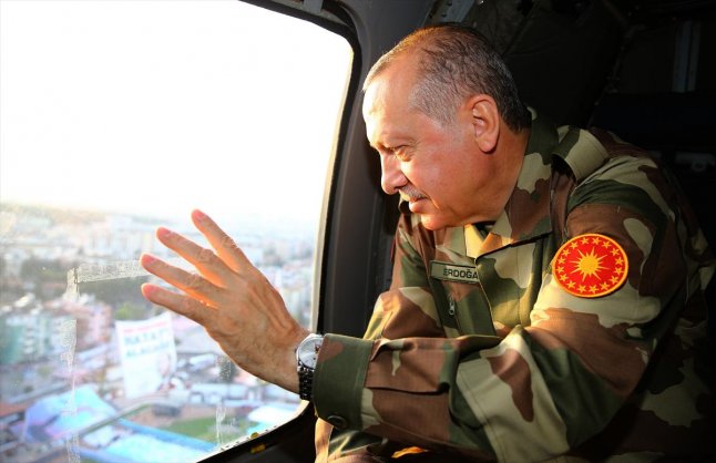 Cumhurbaşkanı Erdoğan askeri kamuflaj giydi!