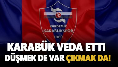 Karabükspor'un Süper Lig'ten düşen ilk takım oldu