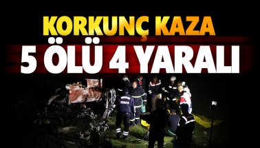 Son dakika: Nevşehir'de korkunç kaza: 5 ölü 4 yaralı