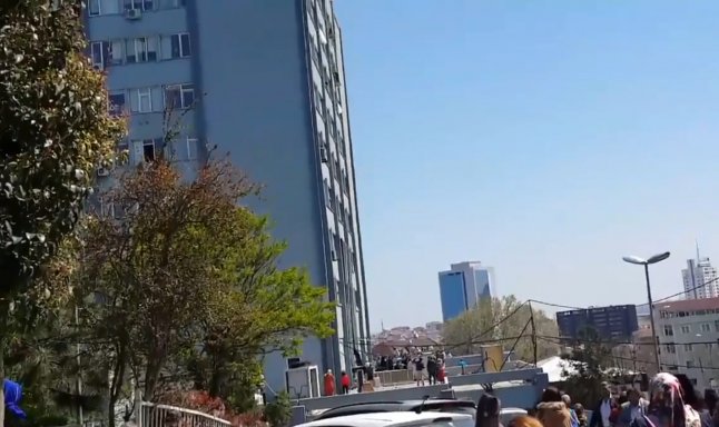 Şişli Hamidiye Etfal'de dehşet: Bir kişi 6'ncı kattan atladı