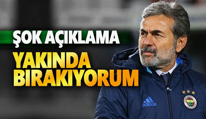 Şok açıklama! Aykut Kocaman: Yakında bırakıyorum