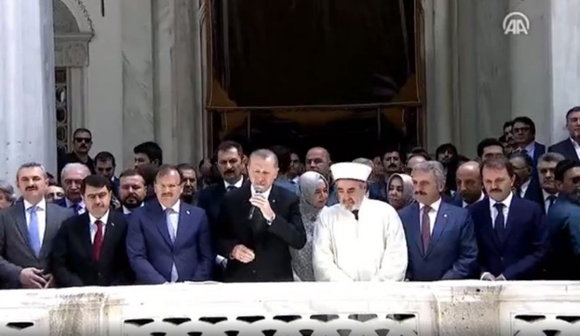Erdoğan cami açılışında konuştu: Namazları burada kılarsak camimiz şenlenecek