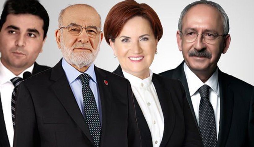 CHP, İYİ Parti, Saadet ve Demokrat Parti: Millet İttifakı