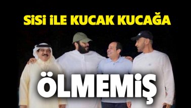 Suudi Veliaht Prens'ten 'ölmedim yaşıyorum' pozu geldi
