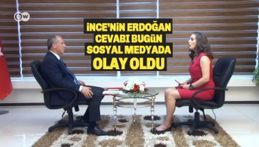 İnce'nin, Nevşin Mengü'ye 'Erdoğan' cevabı olay oldu