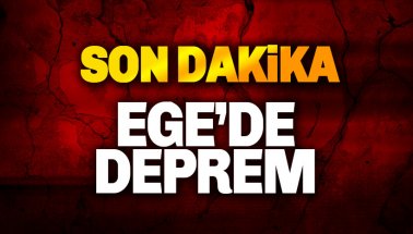 Ege'de deprem! Son Dakika Depremleri