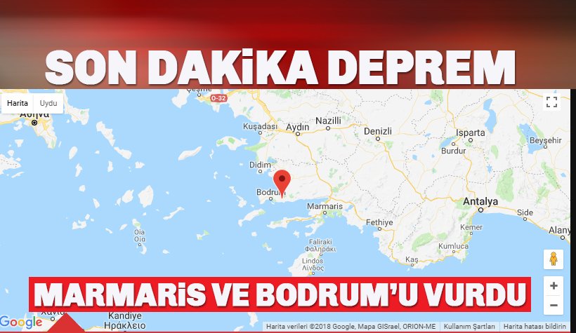 Son Dakika Marmaris Ve Bodrum Da Deprem