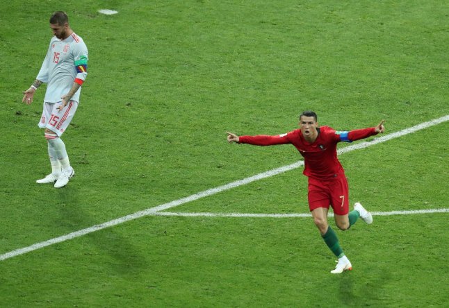 Ronaldo tarih yazdı: Portekiz 3- 3 İspanya