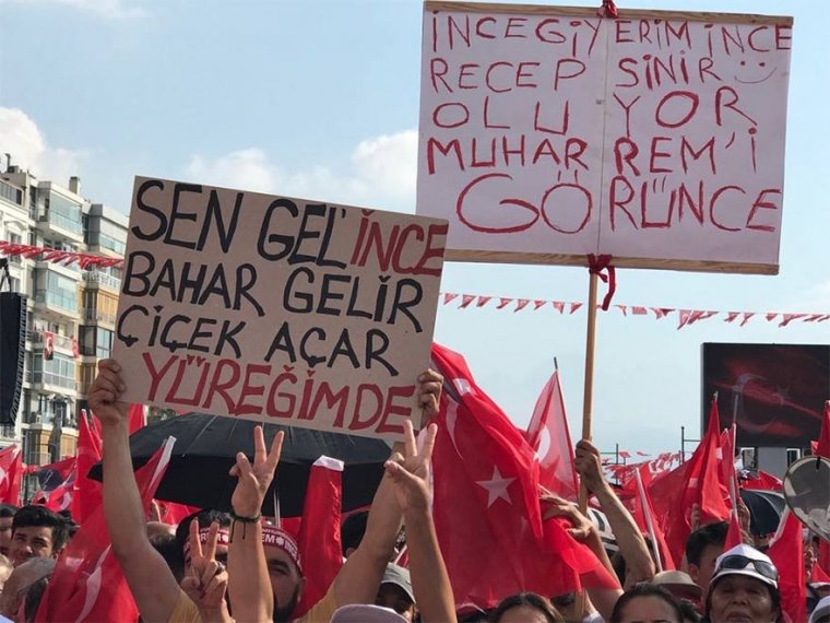 Muharrem İnce İzmir'de 2,5 milyon kişiye konuştu