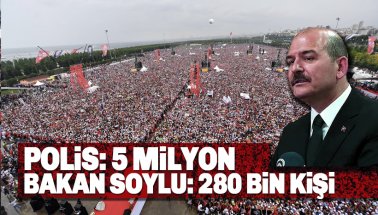 Soylu, İnce'nin mitingine 280 bin kişinin geldiğini öne sürdü