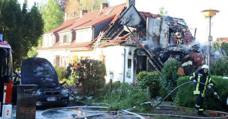 Son dakika: Almanya'da şiddetli patlama: İlk bilgilere göre 3 ölü