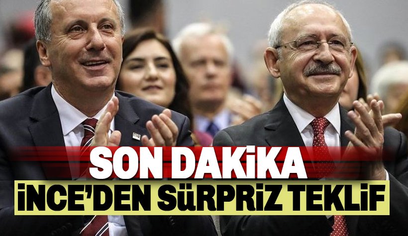 İnce'den Kılıçdaroğlu'na 'Kurultay ve Onursal Başkanlık' teklifi