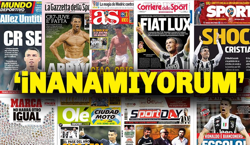 Ronaldo Transferi! İtalya Hala İnanamıyor