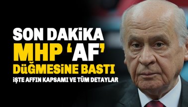 Son dakika: Af yasası için hazırlıklar başladı: İşte 'Af Paketi'nin detayları