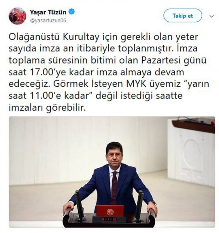 CHP'den son dakika kurultay açıklaması: İmzalar tamam