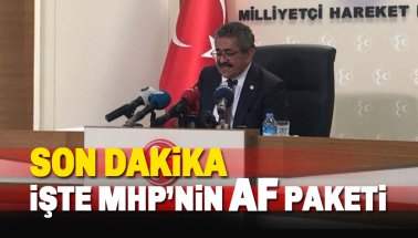 Af Paketinin detayları belil oldu: Kimler aftan yararlanacak? MHP'li Yıldız açıkladı