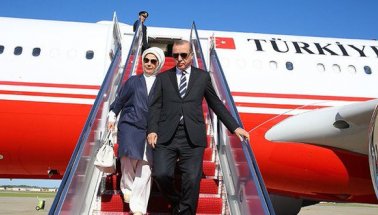 Cumhurbaşkanı Erdoğan ve kafilesi New York'a indi