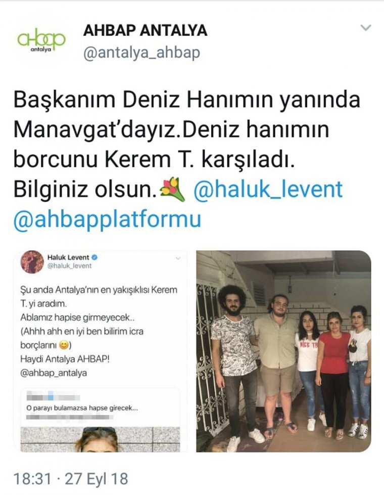 Kızının okul taksidini ödeyemeyen anneye hapis! AHBAP borcu ödeyip,anneyi hapisten kurtardı