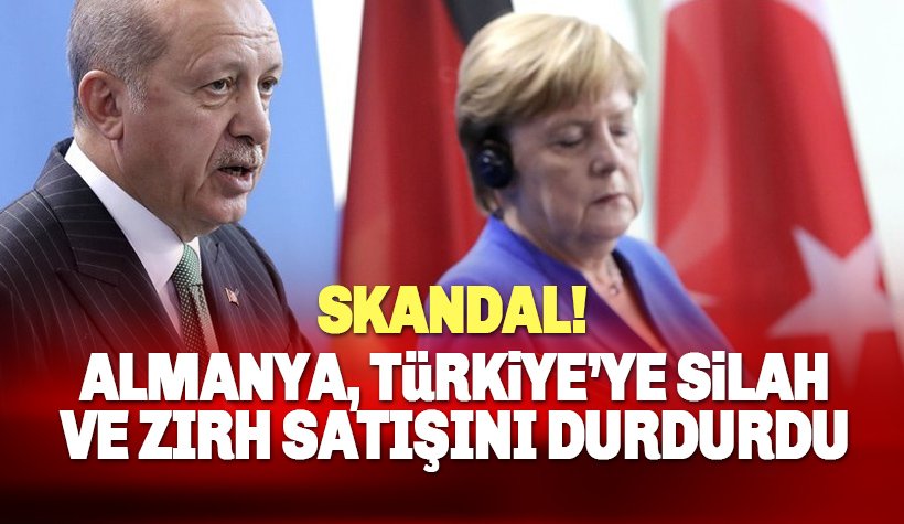 Son dakika: Almanya, Türkiye’ye silah ve askeri zırh satımını durdurdu