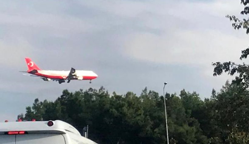 Erdoğan'a, Katar Şeyhi'nden Hibe edilen VIP uçak Antalya'da