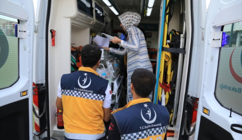 Rahime Bebek, Ambulans Helikopter ile Malatya'ya sevk edildi