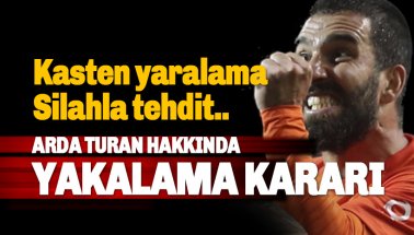 Arda Turan'ın 'kasten yaralama' ve 'silahla tehdit'ten ifadesi alındı