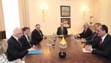 Cumhurbaşkanı Erdoğan, ABD Dışişleri Bakanı Pompeo ile buluştu
